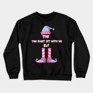 Pastel Goth Christmas Elf Kawaii Gothic Sarcastic Eboy Egirl Crewneck Sweatshirt